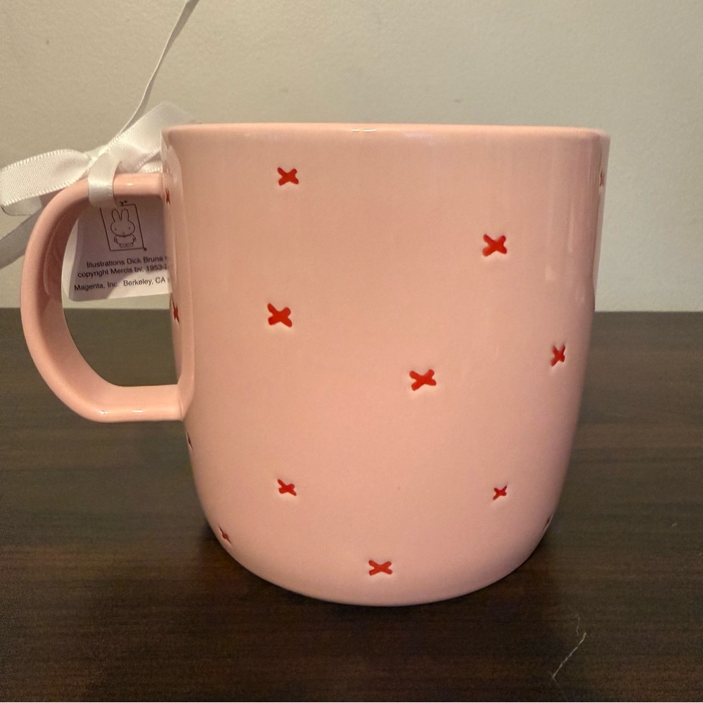 Miffy by Magenta Mug Pink, Red & White NWT - Picture 2 of 3
